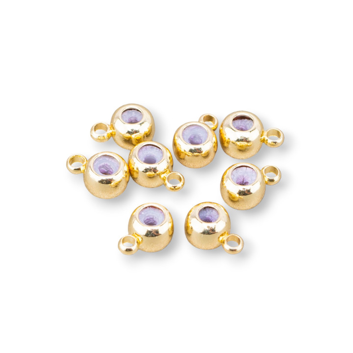 Composant Technique Loquet Boule Avec Anneau 4mm 110pcs Doré