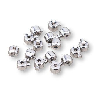 Technische Komponenten Zylindrische Messing-Crimps 3 mm 90 Stück