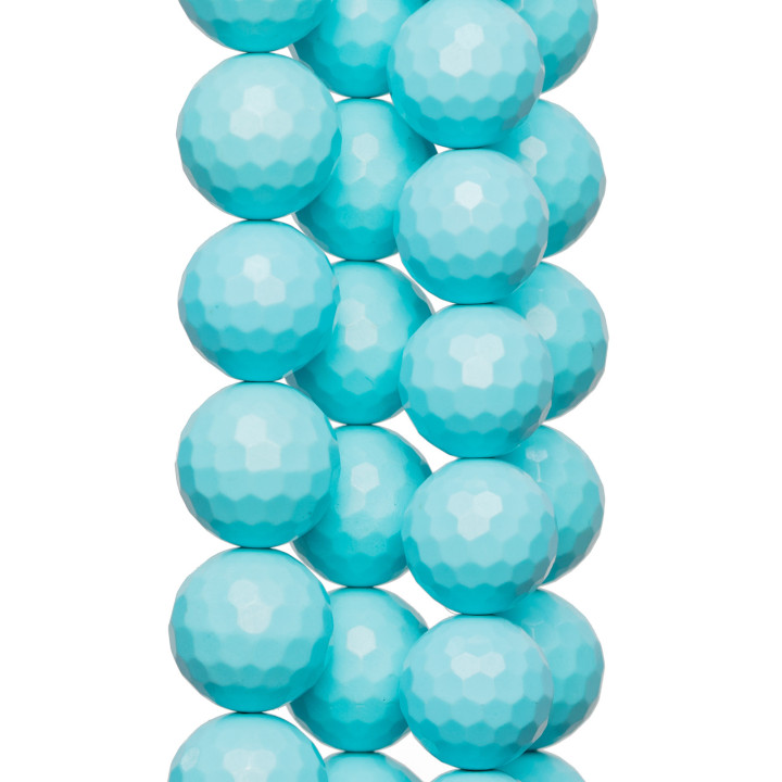 Facettierte Türkispaste 16mm