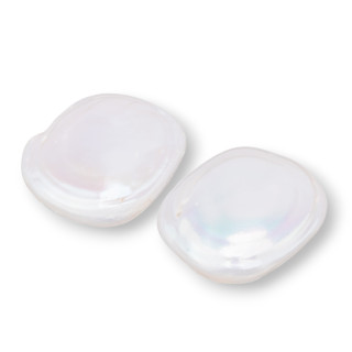 Perle Di Fiume Barocche Gocce Piatte (PQB) 17-18gr 1 Coppia