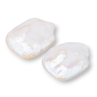 Perlas de Río Barrocas Gotas Planas (PQW) 18-20gr 1 Par