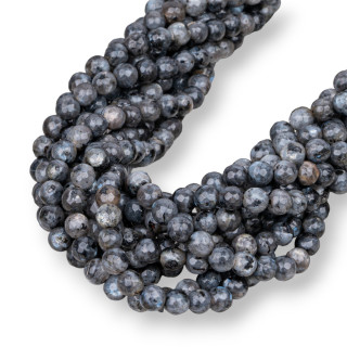 Labradorite noire Larichite facettée 06mm