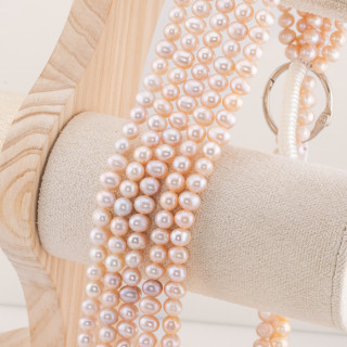 Round River Pearls 6.0-6.5mm AAA1 Pink