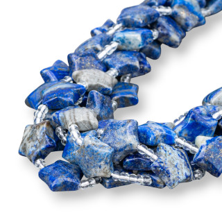 Lapislázuli Estrella Lisa Plana 16mm