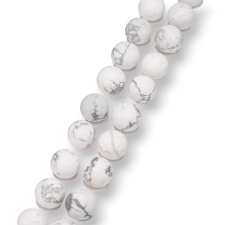 Cuentas de medio agujero lisas redondas blancas de Aulita, 12 mm, 20 piezas