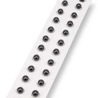 Perline Mezzo Foro Onice Tondo Liscio  6mm 24pz