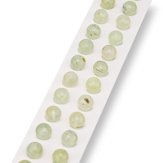 Perline Mezzo Foro Prenite Tondo Liscio 10mm 24pz