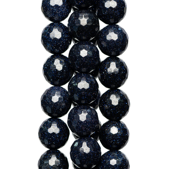 Pierre de Soleil Bleue Facette 06mm