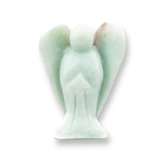 Halbedelstein-Statue-Ornament, 3,8 cm, 2,5 cm, Amazonit-Engel
