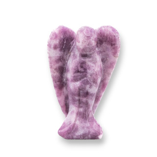 Ornement de statue de pierres précieuses 1,5 pouces 2,5 cm Ange améthyste