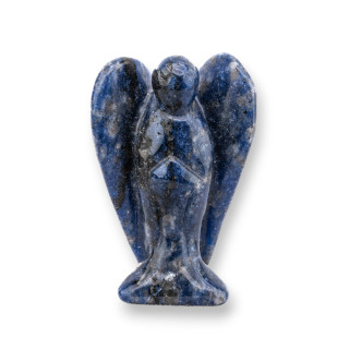Semiprecious Stone Statue Ornament 1.5inch 3.5cm Sodalite Angel