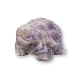 Gemstone Statue Ornament 1.5inch 3.5cm Amethyst Turtle