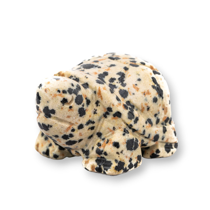 Adorno de estatua de piedras preciosas, jaspe de tortuga de cáscara de huevo de 1,5 pulgadas y 2,5 cm