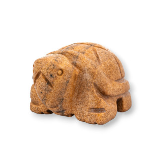 Gemstone Statue Ornament 1.5inch 3.5cm Stone Turtle Village