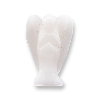 Gemstone Statue Ornament 2inch 5cm Rock Crystal Angel