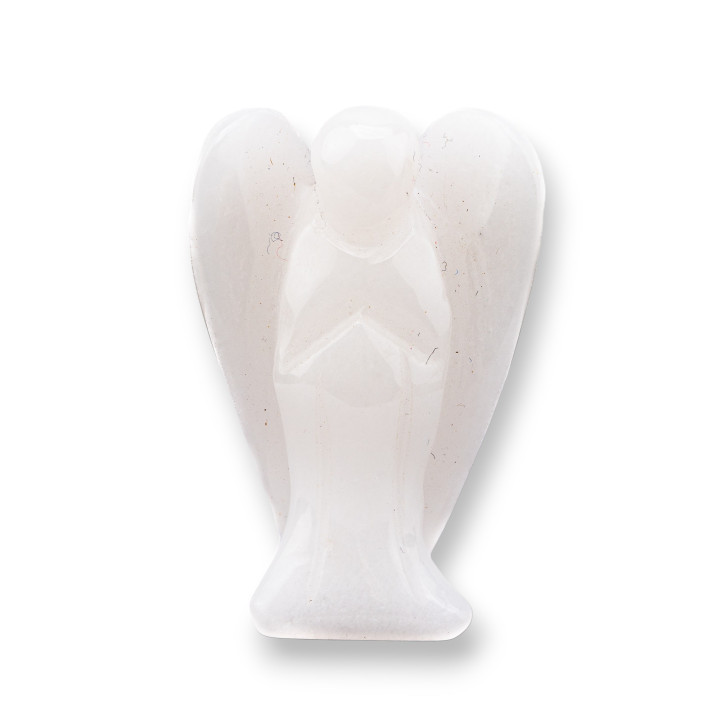 Statue de pierres précieuses ornement 2 pouces 5 cm ange en cristal de roche