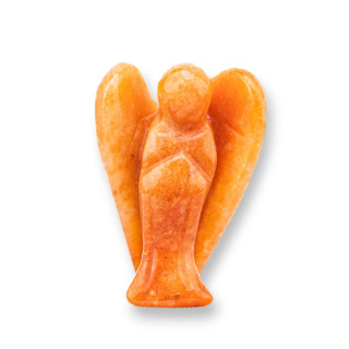 Edelstein-Statue-Ornament, 5 cm, Eosite-Engel