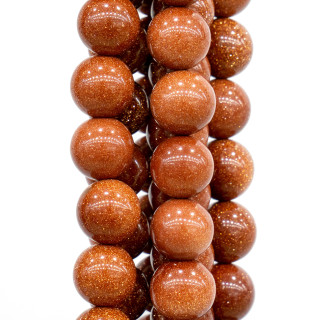 Pietra Del Sole Oro Redondo Liso 12mm