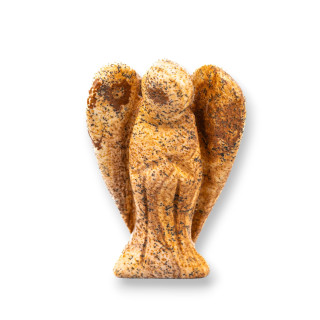 Statue de pierre précieuse ornementale, 2 pouces, 5cm, Village d'anges en pierre