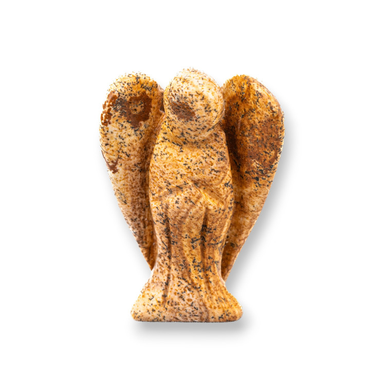 Gemstone Statue Ornament 2inch 5cm Stone Angel Village