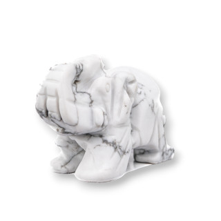 Soprammobile Statua Di Pietre Dure 2inch 5cm Elefante Di Aulite