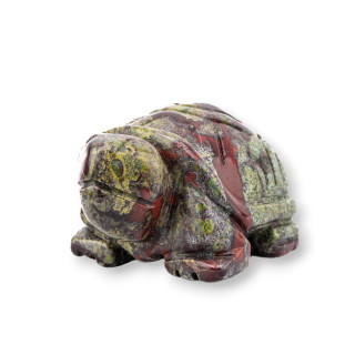 Semiprecious Stone Statue Ornament 2inch 5cm Jasper Turtle