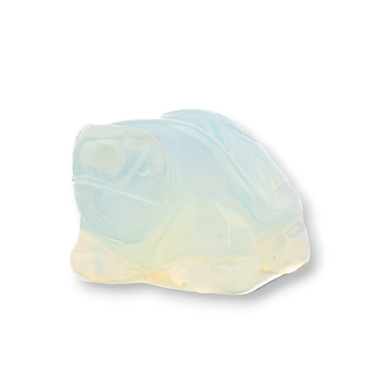 Ornament Statue of Semi-precious Stones 2inch 5cm Synt Opal Turtle