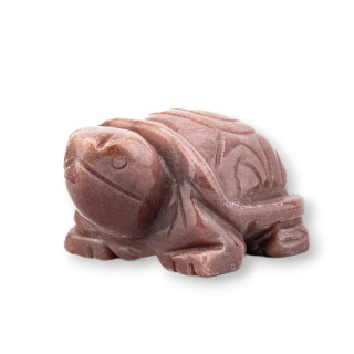 Edelsteinstatue Ornament 2 Zoll 5 cm Sandsteinschildkröte