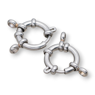 Chiusure Anello A Molla Di Acciaio 16mm 13pz Acciaio