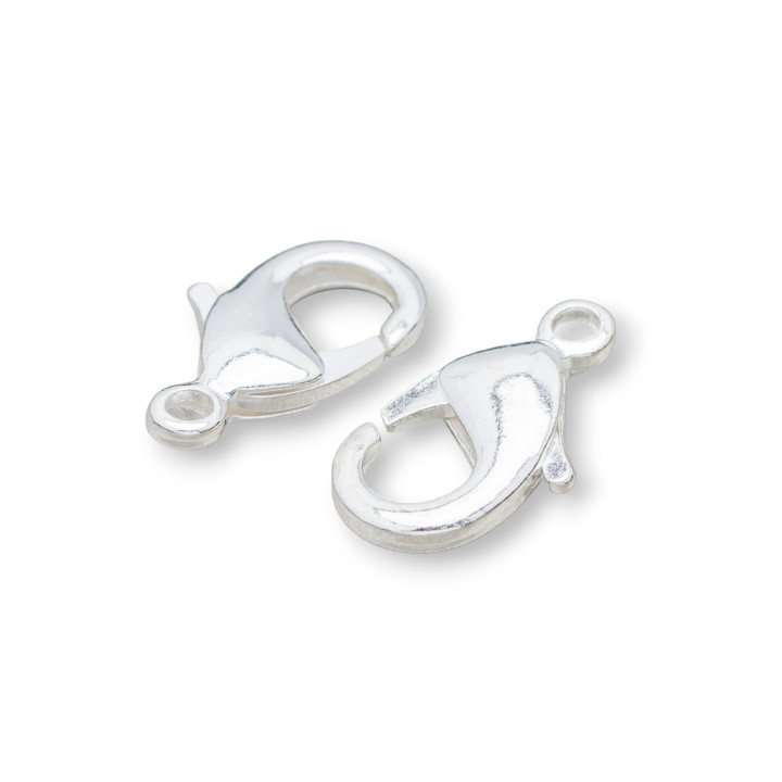 Fermoir Mousqueton Laiton Sans Nickel 23mm 50pcs Argent