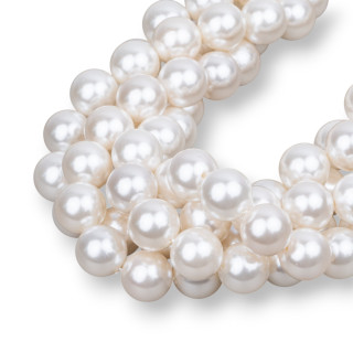 Perlas Mallorca Blancas Redondas Lisas 10mm