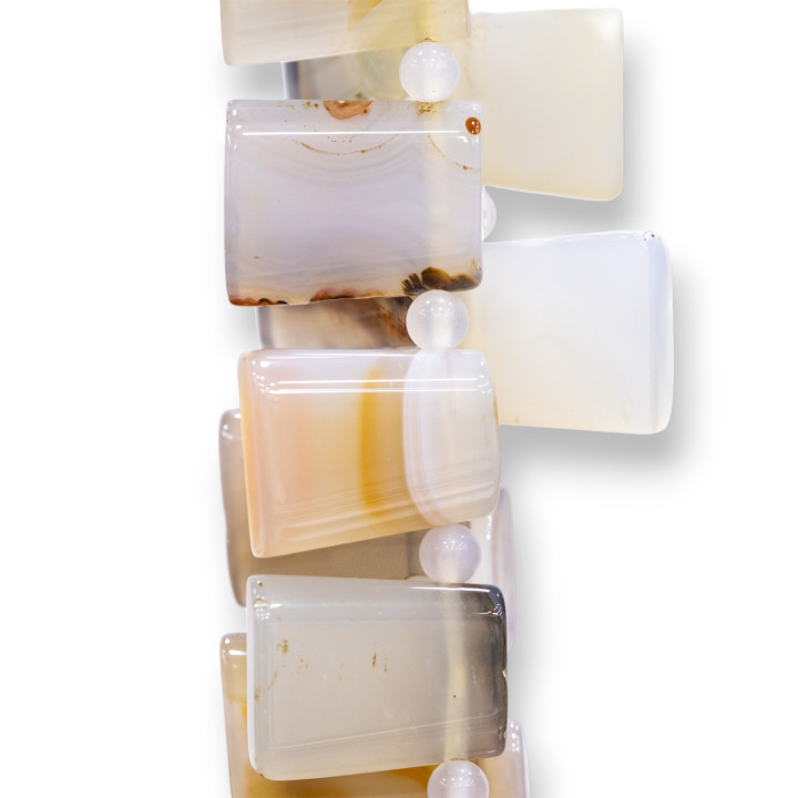 Agate Perforated Plate 20-30mm White