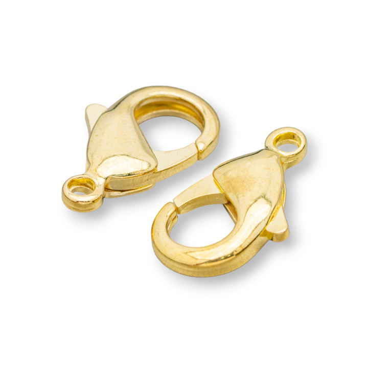 Mosquetón Cierre Latón Sin Níquel 28mm 35pcs Dorado