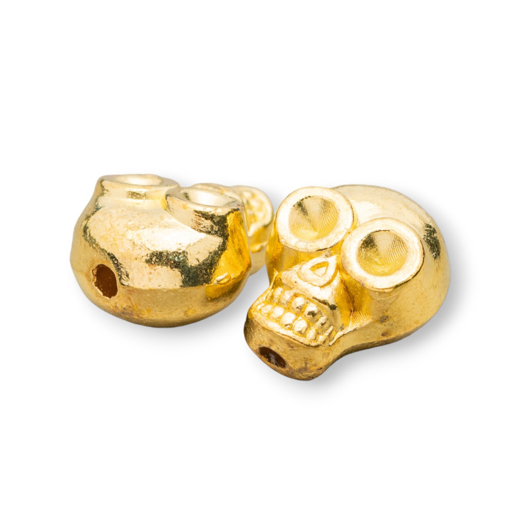 Distanzstück Messingschädel 12x15mm 250gr Golden