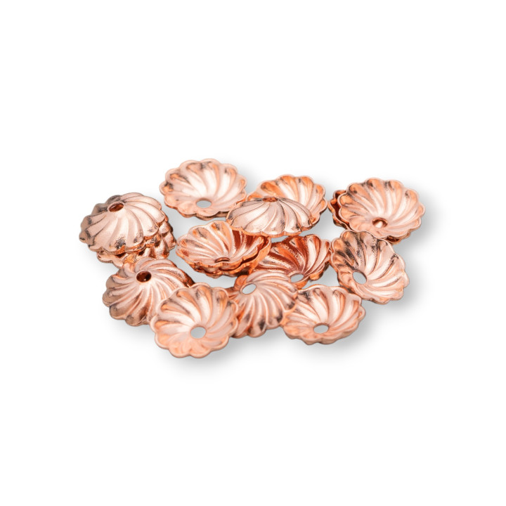 Spiralförmige Messingbecher 7 mm 60 g 600 Stk. Roségold