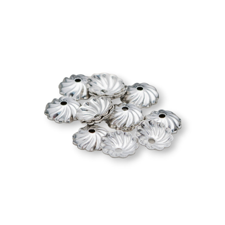 Spiralbecher aus Messing 7mm 60gr 600Stk. Rhodium