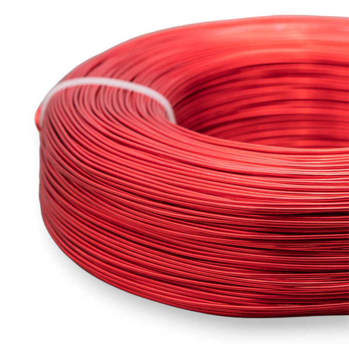 Alambre Aluminio Moldeable Diámetro Libre De Níquel 1,0mm 500Gr - Rojo