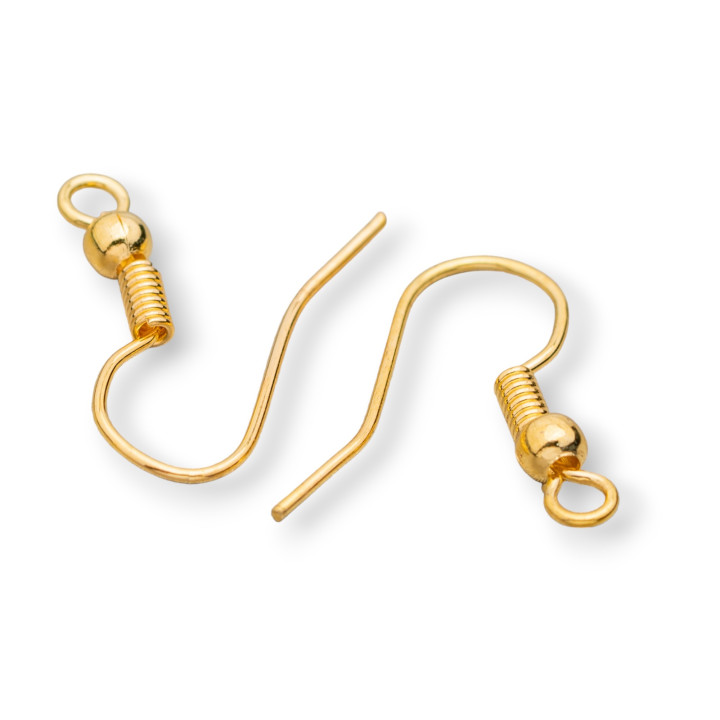 Brass Hooks With Ball 60gr 150 Pairs Golden