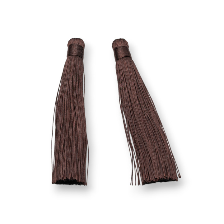 Nappine Di Tessuto 10x120mm 20pz Marrone