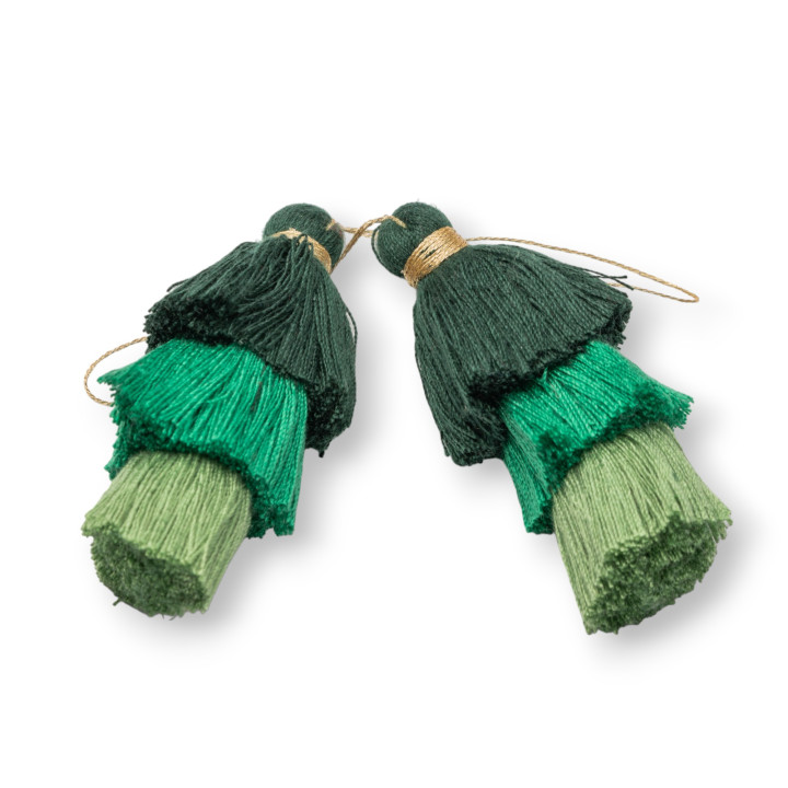 Fabric Tassels 75mm 4pcs MOD11