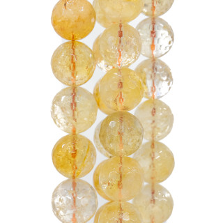 Quartz Citrine Naturel Facette 14mm