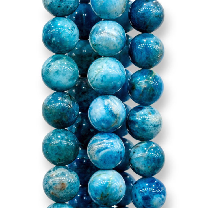 Clear Apatite Στρογγυλό Λείο 9mm