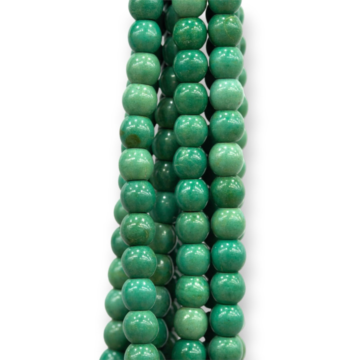 Aulite Turquoise Στρογγυλό Λείο 06mm