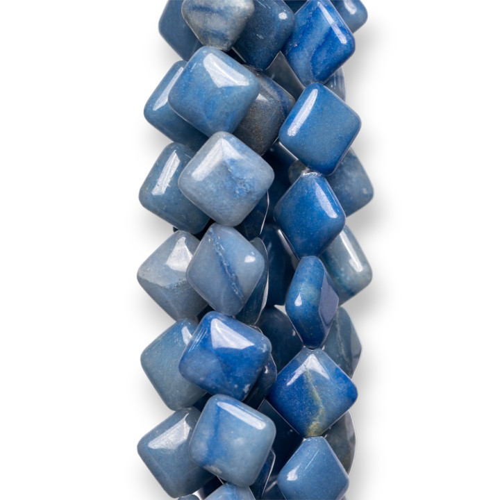 Μπλε Aventurine Επίπεδος Ρόμβος 30mm