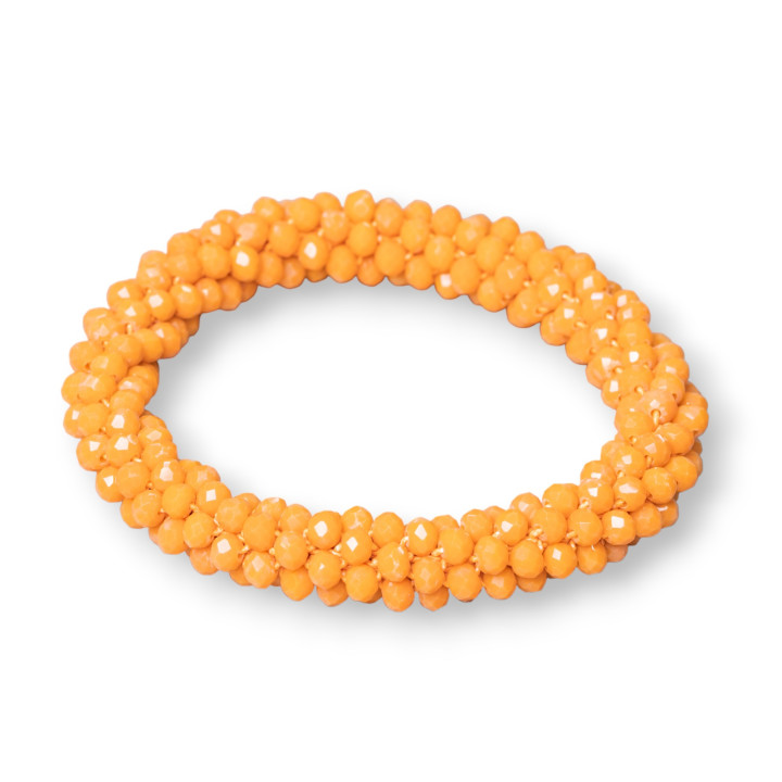 Bracelet Élastique De Cristaux Entrelacés 10mm Avec Cristaux De 4.5mm 1pc MOD5