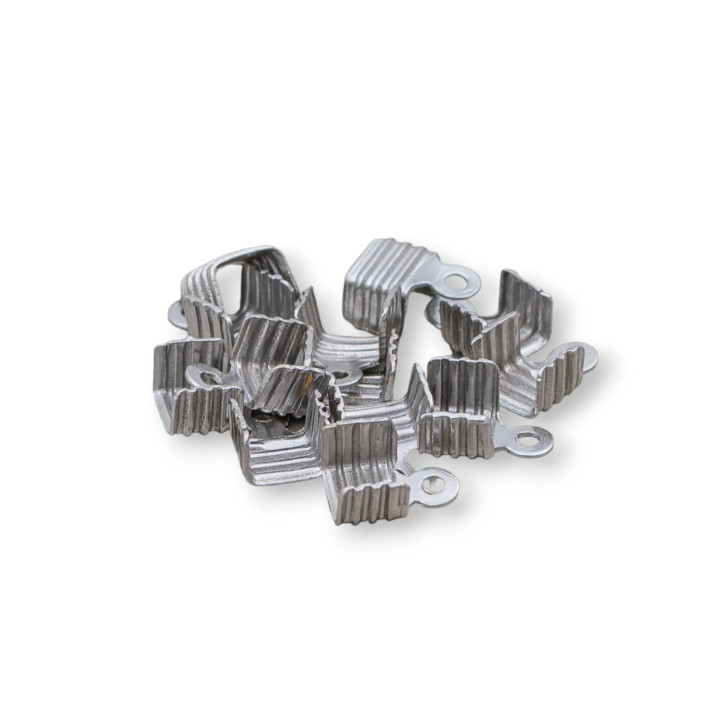 Câble Bronze Blanc 5x8mm 20gr Rhodié