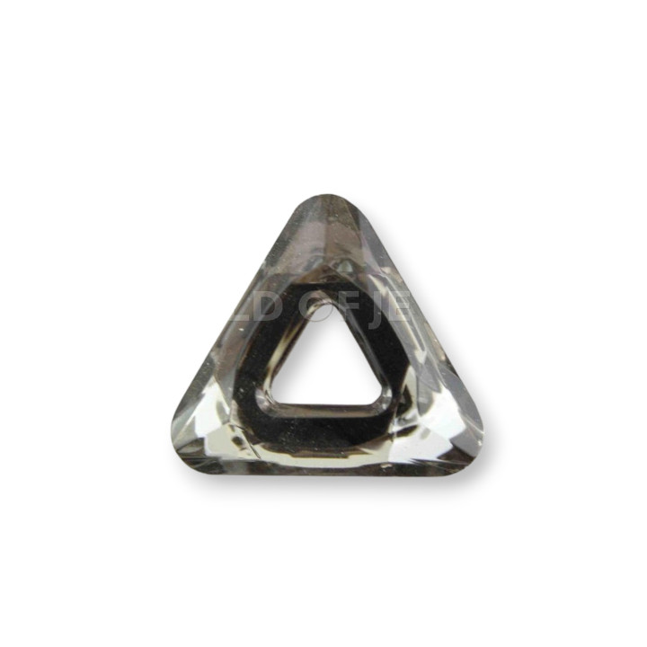 Triangle Crystal Component 27mm 12τμχ - Γκρι