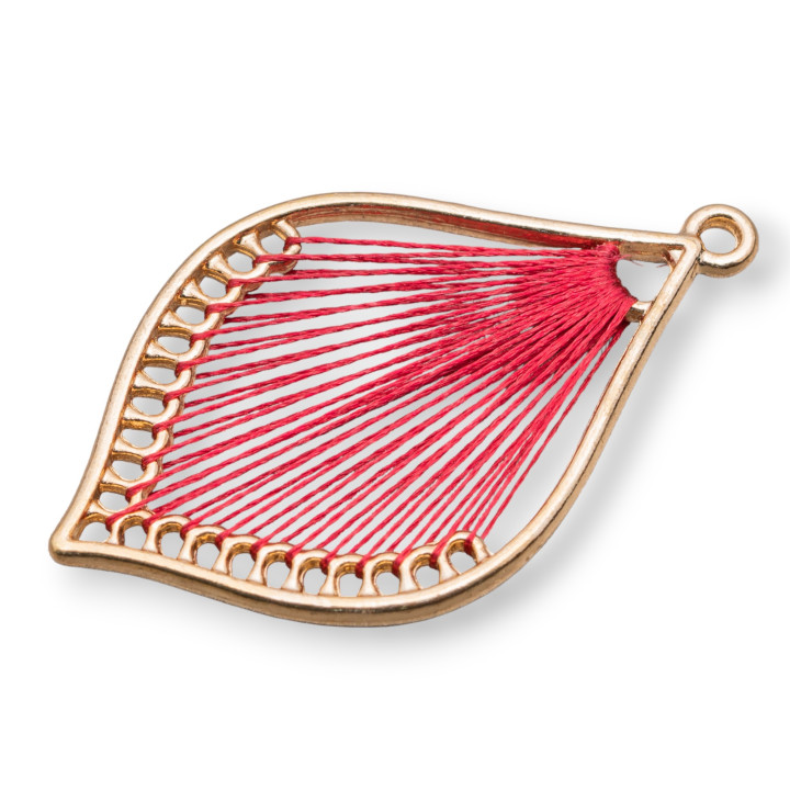 Intramezzo Braided Component 25x40 10 Paar Golden Bordeaux