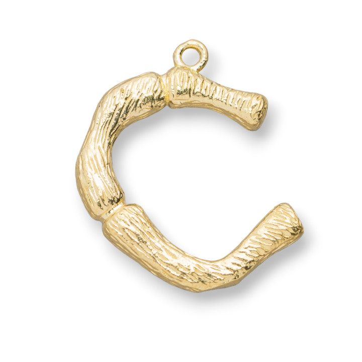 Composant Pendentif Bronze Lettres Alphabet 15pcs 15-24mm C