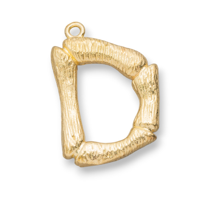 Composant Pendentif Bronze Alphabet Lettres 15pcs 15-24mm D